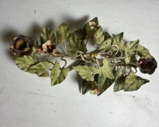 088 tolepaintedmetalfloralwallsconcein
