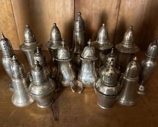 196 sterlingsilverweightedsaltandpepper