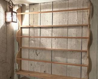 135 woodenthreetierwalldisplayshelf