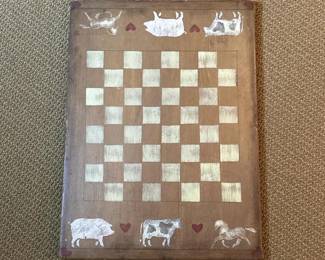 144 woodfolkartcheckerboardgameboardfa
