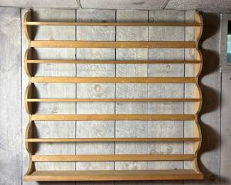134 woodenfourtierwalldisplayshelf