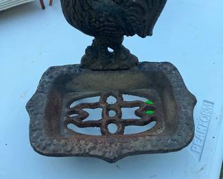 Cast iron soap dish