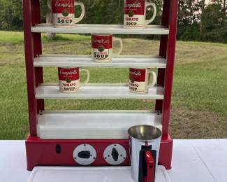 Vintage Campbell soup display 