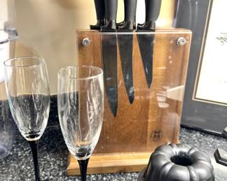 Schmidt Bros. German Steel 6-Piece Knife Block Set