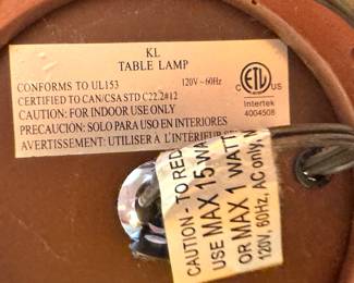 Tiffany Style Double Illuminated Stained Glass Table Lamp