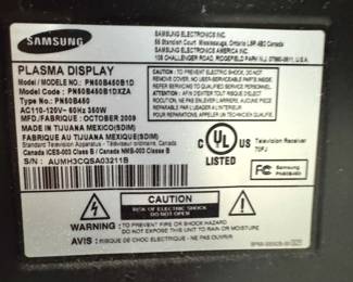 Samsung PN50B450 50-Inch 720p Plasma HDTV Flat-Screen Television (2009)