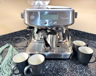 Breville Barista Pro Espresso Machine with Built-In Grinder & Accessories