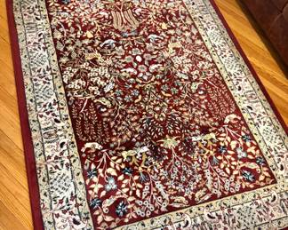 Unique Loom Nain Collection Burgundy Persian-Style 5' x 8' Area Rug