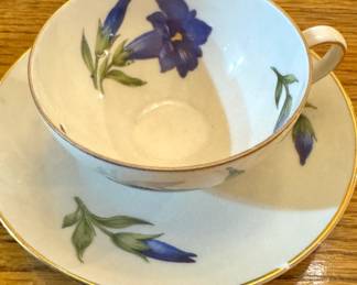 Mixed European Fine Bone China Teacup & Saucer Collection — Royal Grafton England, Schumann Arzberg Germany, Crown Staffordshire England & Switzerland
