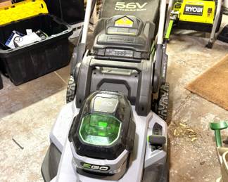 EGO Power+ 56V Cordless Self-Propelled Lawn Mower with Battery, Ryobi 2000 PSI 1.2 GPM Electric Pressure Washer