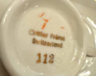 Mixed European Fine Bone China Teacup & Saucer Collection — Royal Grafton England, Schumann Arzberg Germany, Crown Staffordshire England & Switzerland
