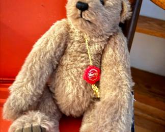 Hermann Teddy Original Mohair Teddy Bear with Red Seal Tag