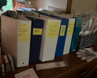 Sewing and quilting patterns! Some new, some used with notes from a talented seamstress!