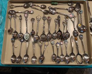 Vintage spoon collection.