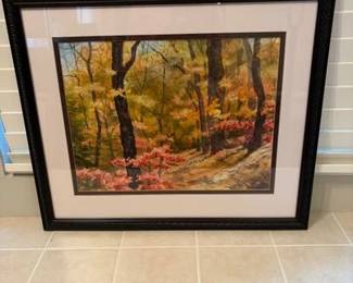 signed sandra brugh moore watercolor
