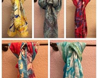 Halston Silk, Chicos and Much More Scarf Collection PBC 4 pic