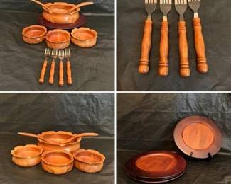 Wooden Bowls Chargers LRMG 4 pic