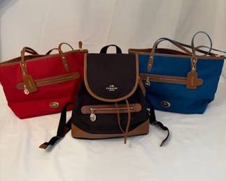 Coach Sawyer Backpack and Totes LRBC