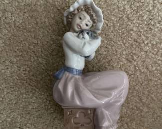094 Lladr Girl with Hat Porcelain Figurine