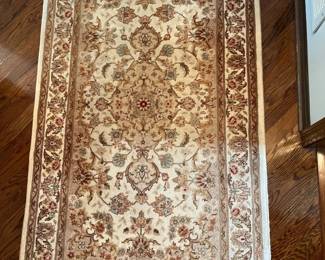 016 PersianStyle Wool Area Rug Ivory Gold