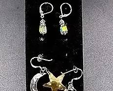 Moon, Stars And Sparkle Earring Lot