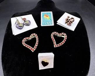 Love And Hearts Jewelry Lot