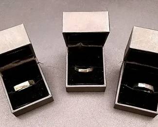 Vintage Gucci Hexagon Nut Ring Set 