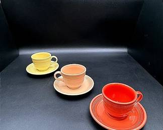 Fiestaware Teacup & Saucer Sets