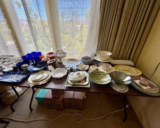 Vintage and antique China and pottery servingware