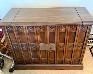 Mid-century bar cabinet