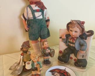 Hummel uncollectible, figurines, doll, and collectibles