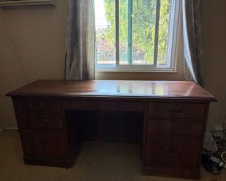Wood desk