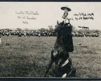 Lucille Mullhall at 101 Ranch