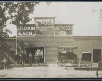 J.D. Crom & Son Real Photo Postcard