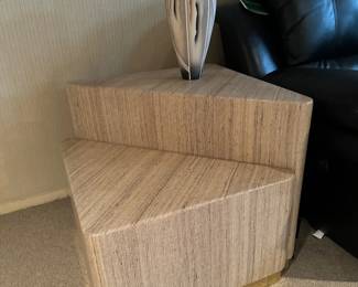 Triangular Tiered Accent Table