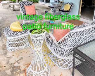 Fiberglass patio furniture