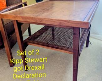 2 Kipp Stewart side tables