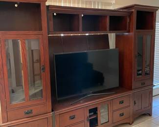 Media Center 9 ft wide by 6.5 ft tall $80