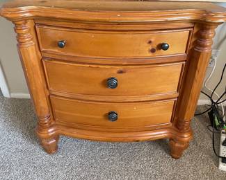 Nightstand with cosmetic flaws $20