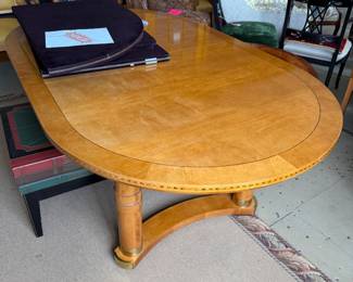 Biedermeier Style Dining Table, Chairs and Sideboard with leaves and pads!