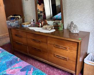 MCM Basset Dresser w/mirror
