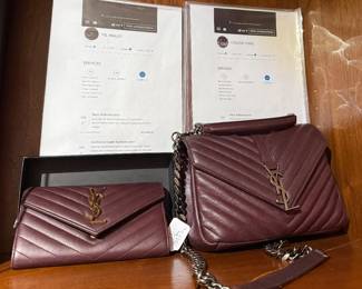 Authenic YSL wallet and purse