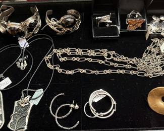 Mostly Sterling pieces 