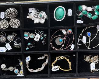 Sterling and Designer pieces 