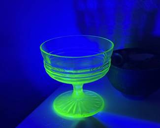 Uranium glass