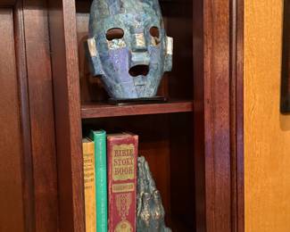 Mesoamerican inspired burial death mask