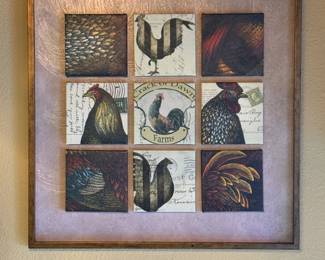 Kitchen rooster Wall Decor