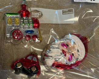 Vintage Made in Poland Ornaments