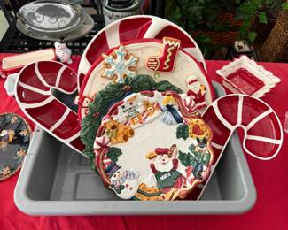 Christmas Ceramic Trays & Plates