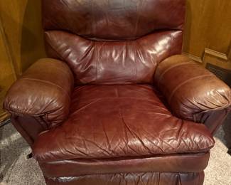Oversized Leather Recliner